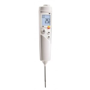 Thermometre-TESTO-106-avec-topsafe-IP67 plat témoin